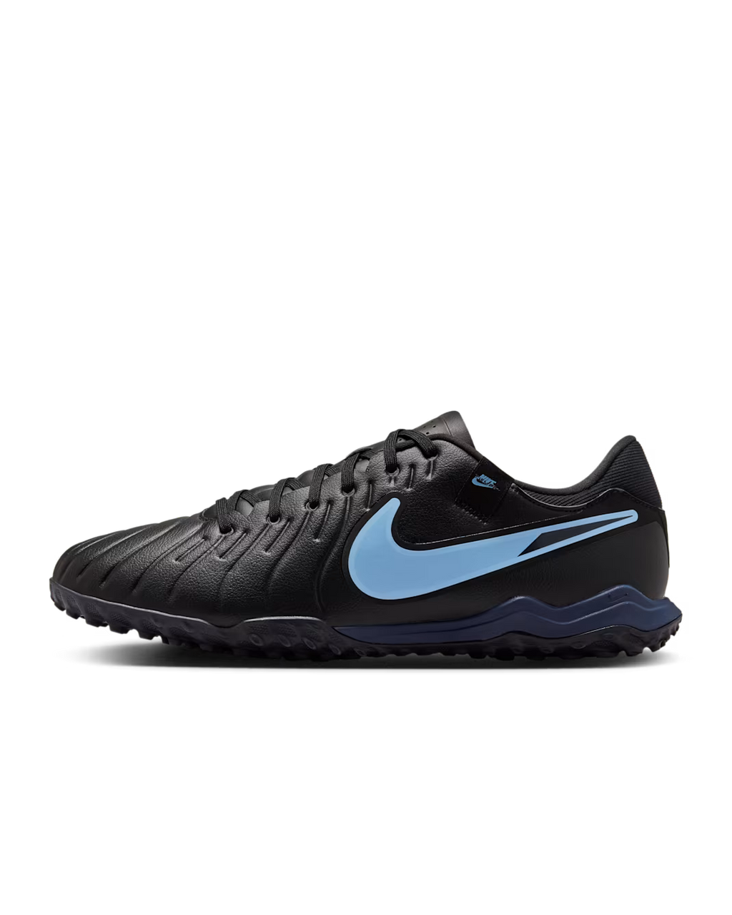 Nike Tiempo Legend 10 Academy Turf Low-Top Football Shoes ( Black/Black )