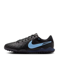 Nike Tiempo Legend 10 Academy Turf Low-Top Football Shoes ( Black/Black )