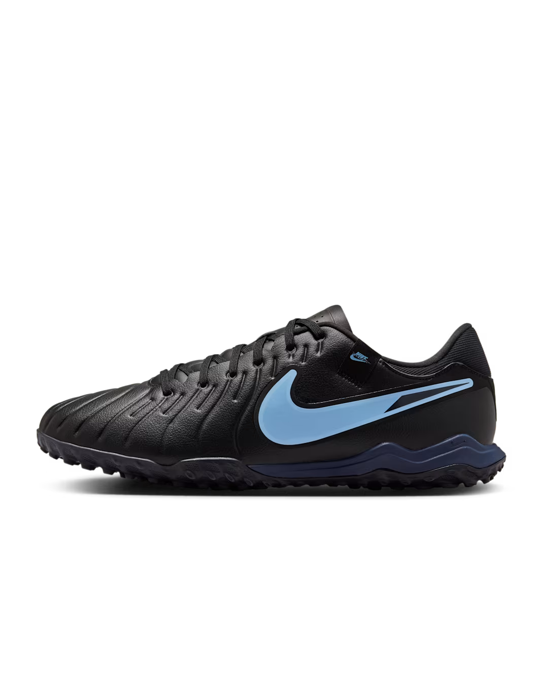 Nike Tiempo Legend 10 Academy Turf Low-Top Football Shoes ( Black/Black )