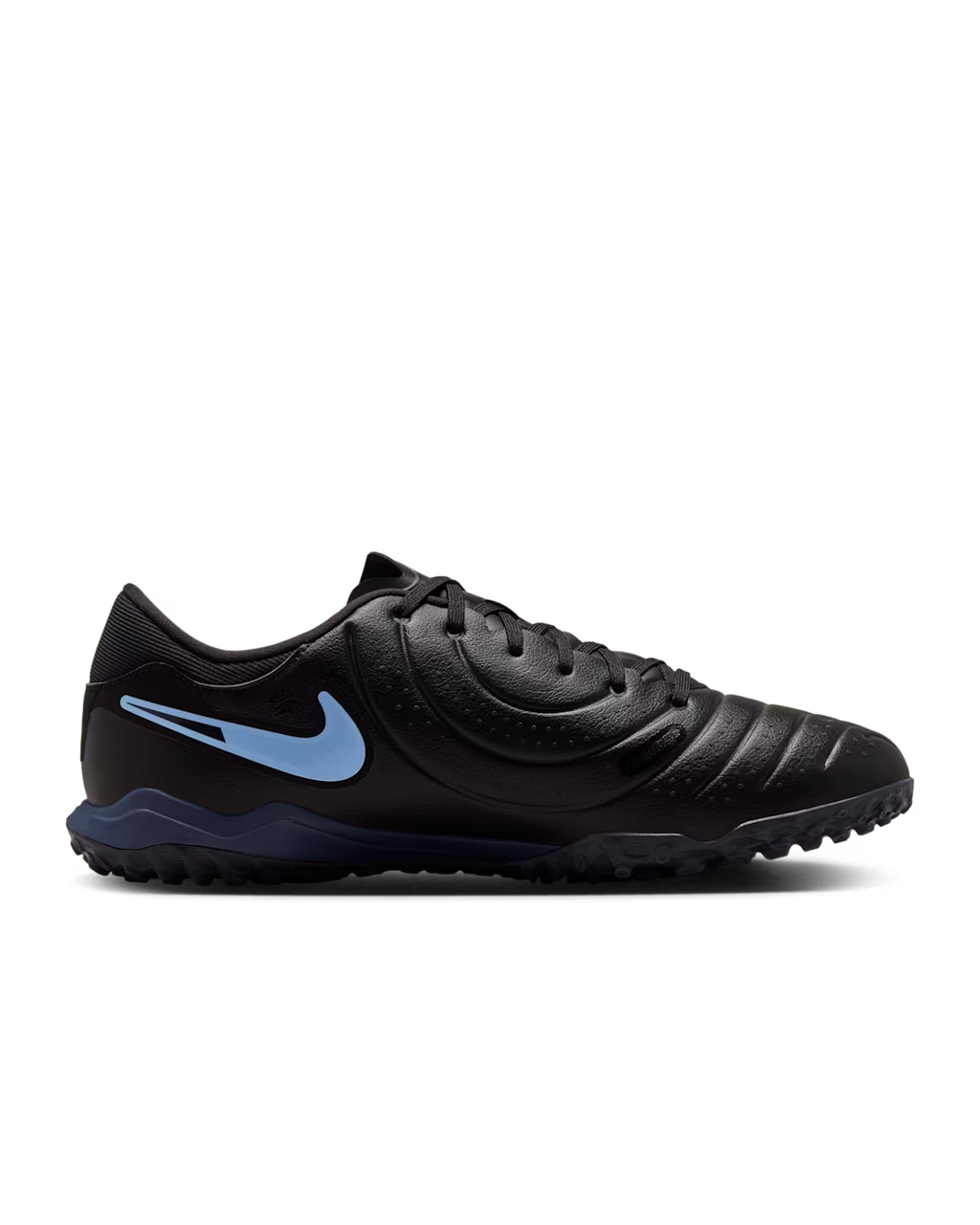 Nike Tiempo Legend 10 Academy Turf Low-Top Football Shoes ( Black/Black )