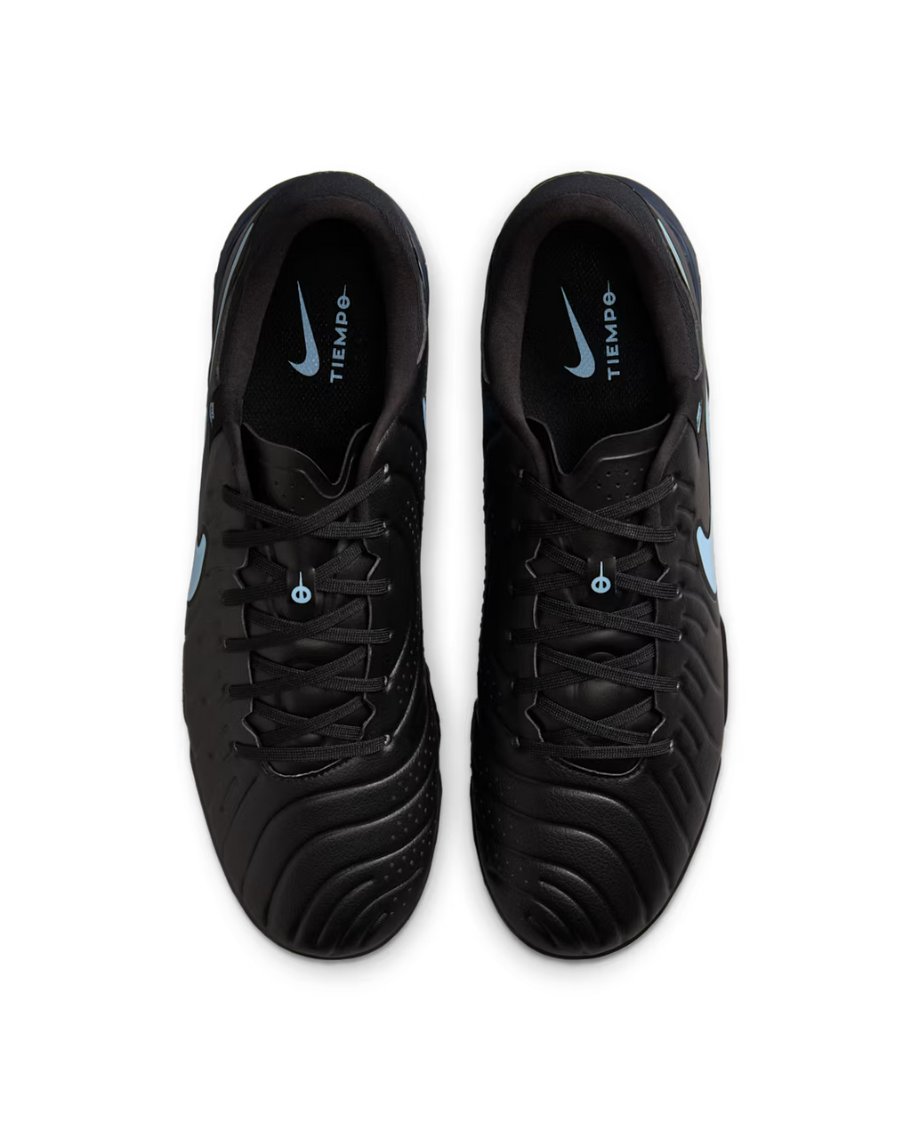 Nike Tiempo Legend 10 Academy Turf Low-Top Football Shoes ( Black/Black )