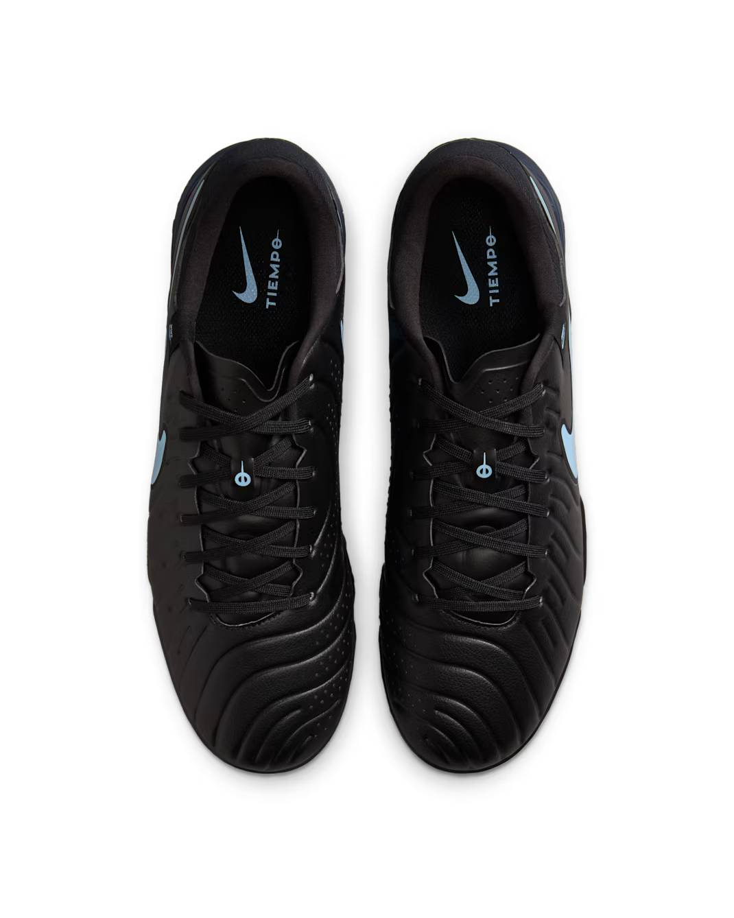 Nike Tiempo Legend 10 Academy Turf Low-Top Football Shoes ( Black/Black )