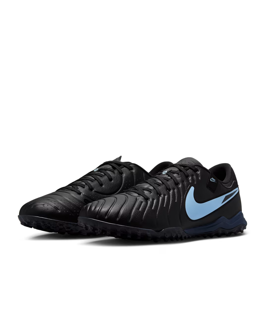 Nike Tiempo Legend 10 Academy Turf Low-Top Football Shoes ( Black/Black )