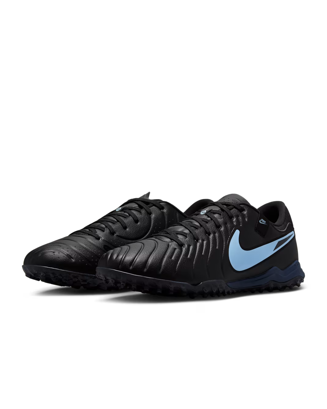 Nike Tiempo Legend 10 Academy Turf Low-Top Football Shoes ( Black/Black )