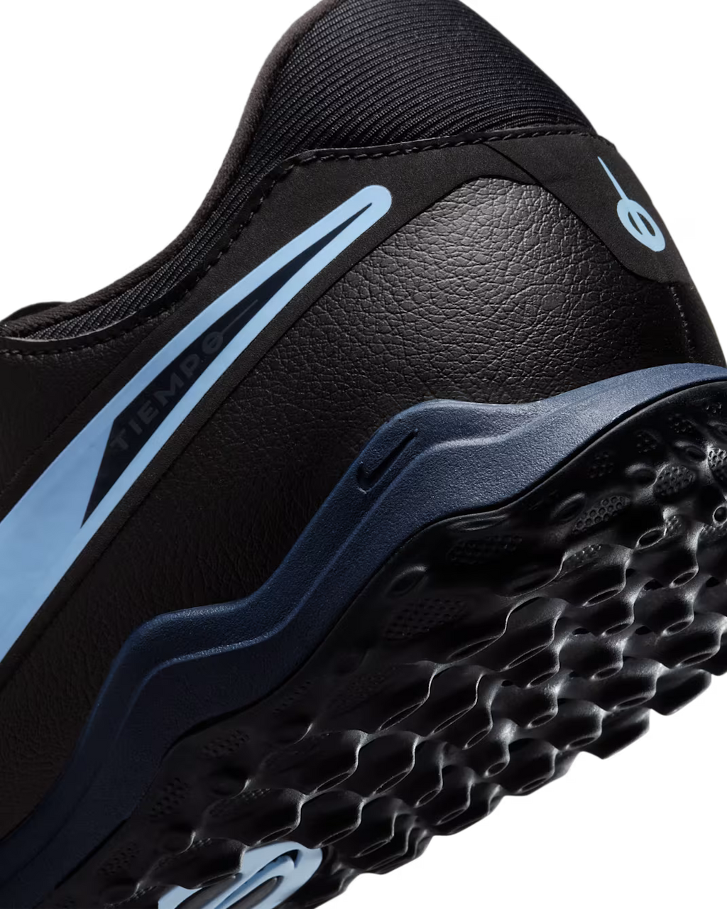 Nike Tiempo Legend 10 Academy Turf Low-Top Football Shoes ( Black/Black )