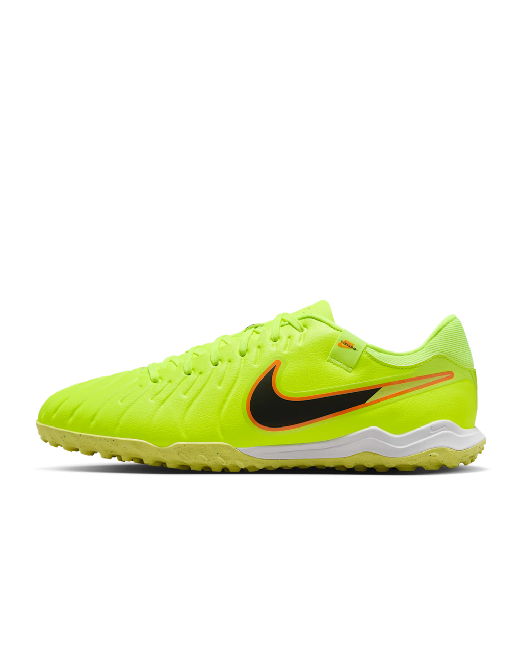 Nike Tiempo Legend 10 Academy Turf Low-Top Football Shoes ( Volt/Black )
