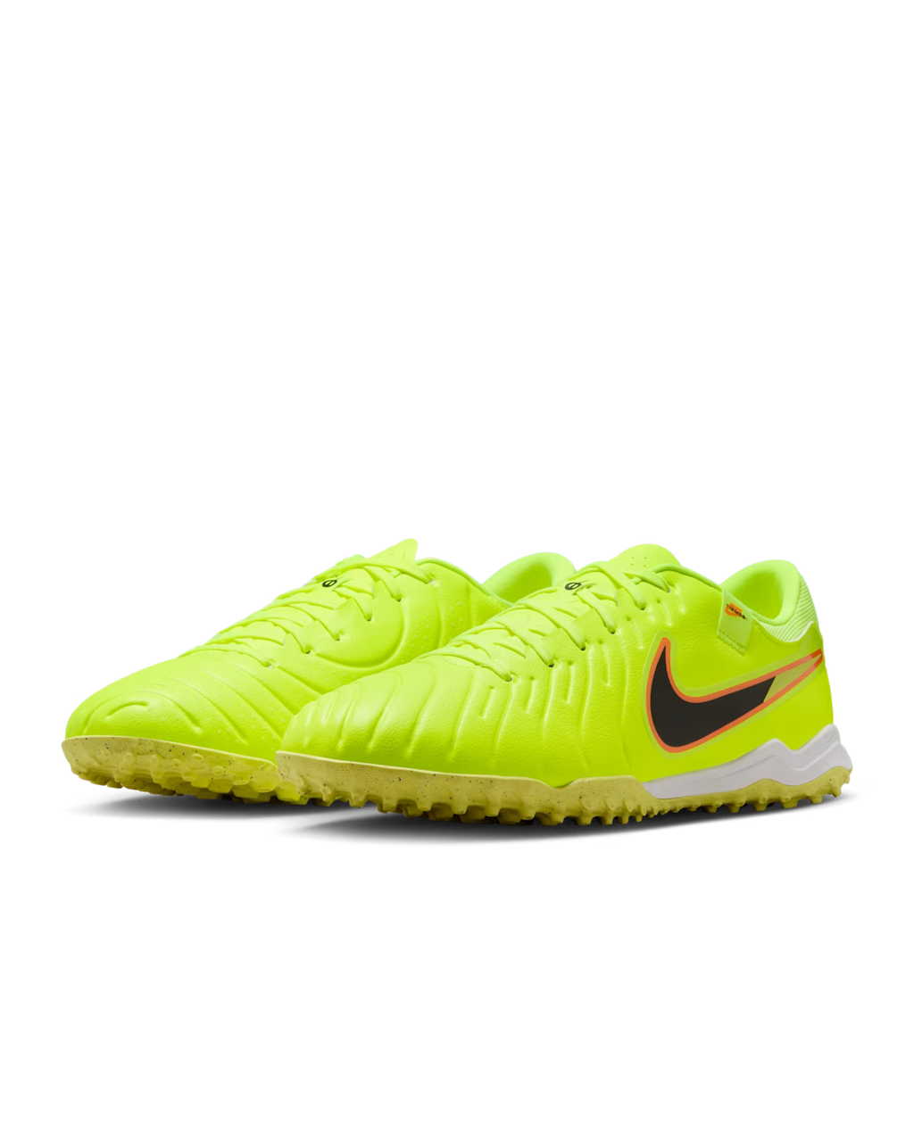 Nike Tiempo Legend 10 Academy Turf Low-Top Football Shoes ( Volt/Black )
