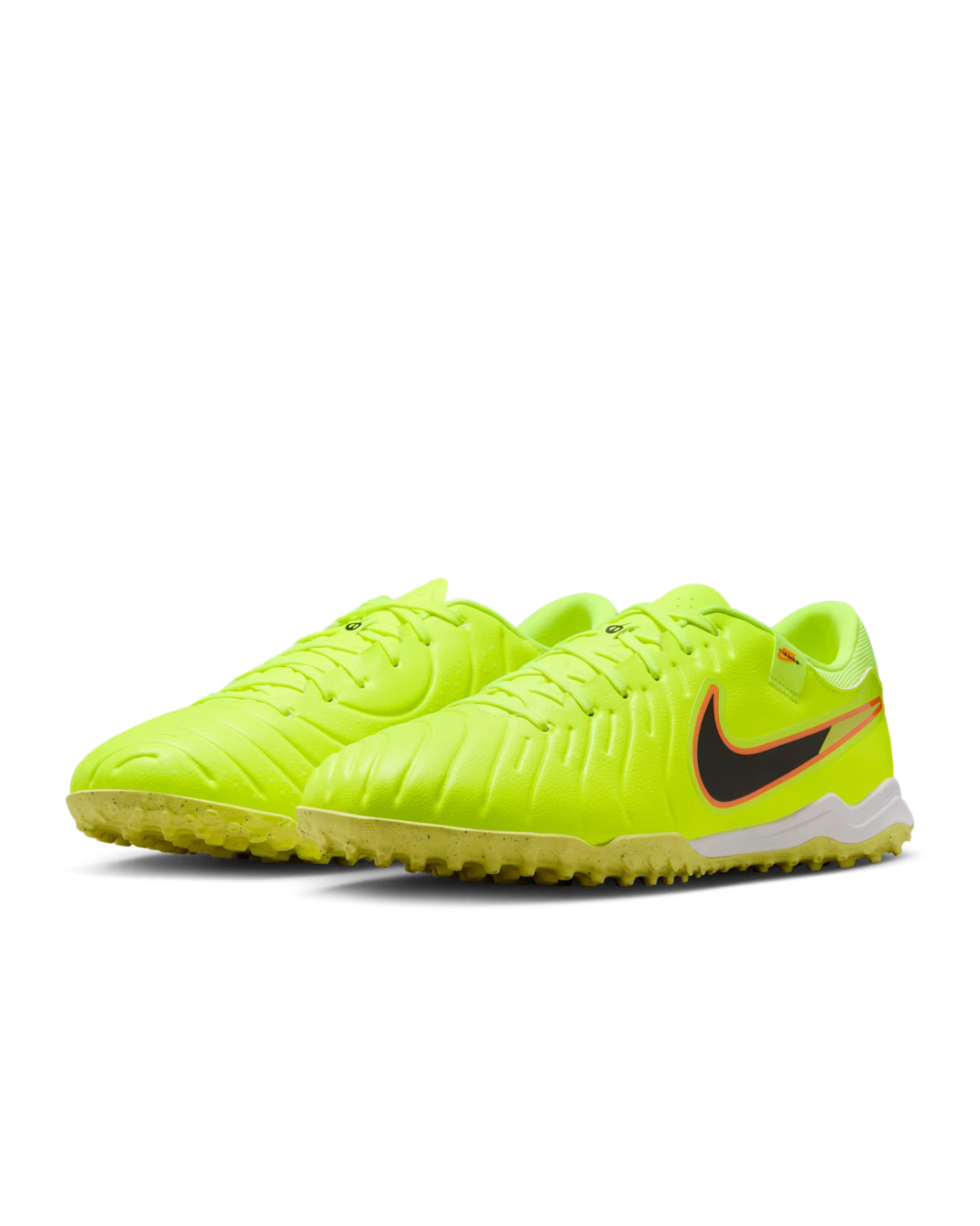 Nike Tiempo Legend 10 Academy Turf Low-Top Football Shoes ( Volt/Black )