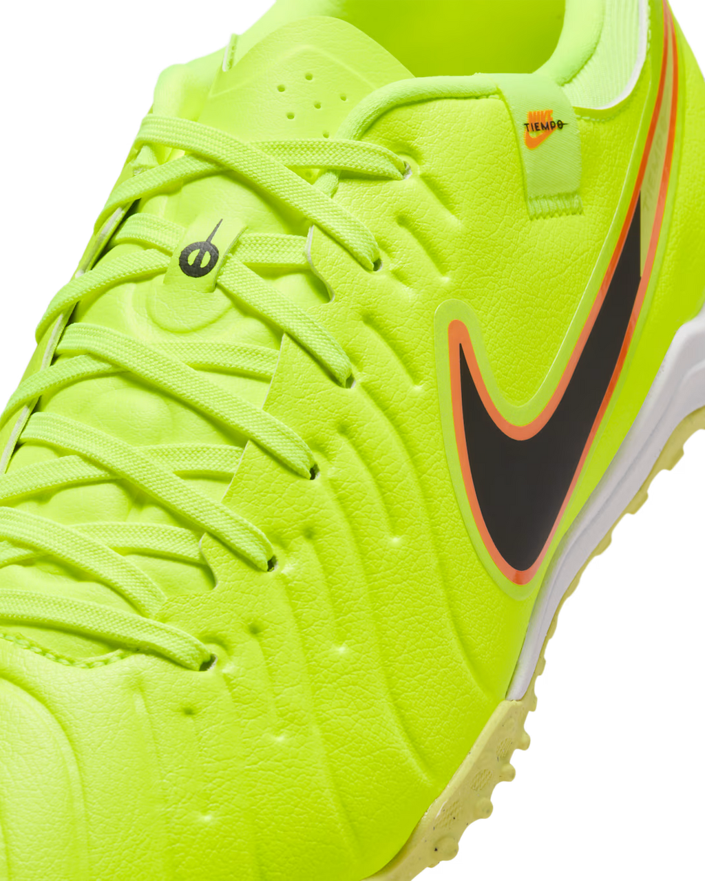 Nike Tiempo Legend 10 Academy Turf Low-Top Football Shoes ( Volt/Black )