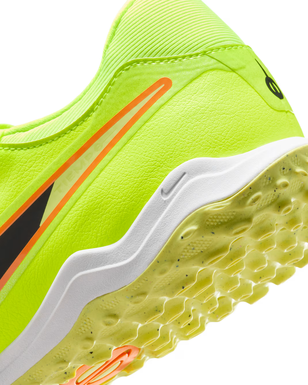 Nike Tiempo Legend 10 Academy Turf Low-Top Football Shoes ( Volt/Black )