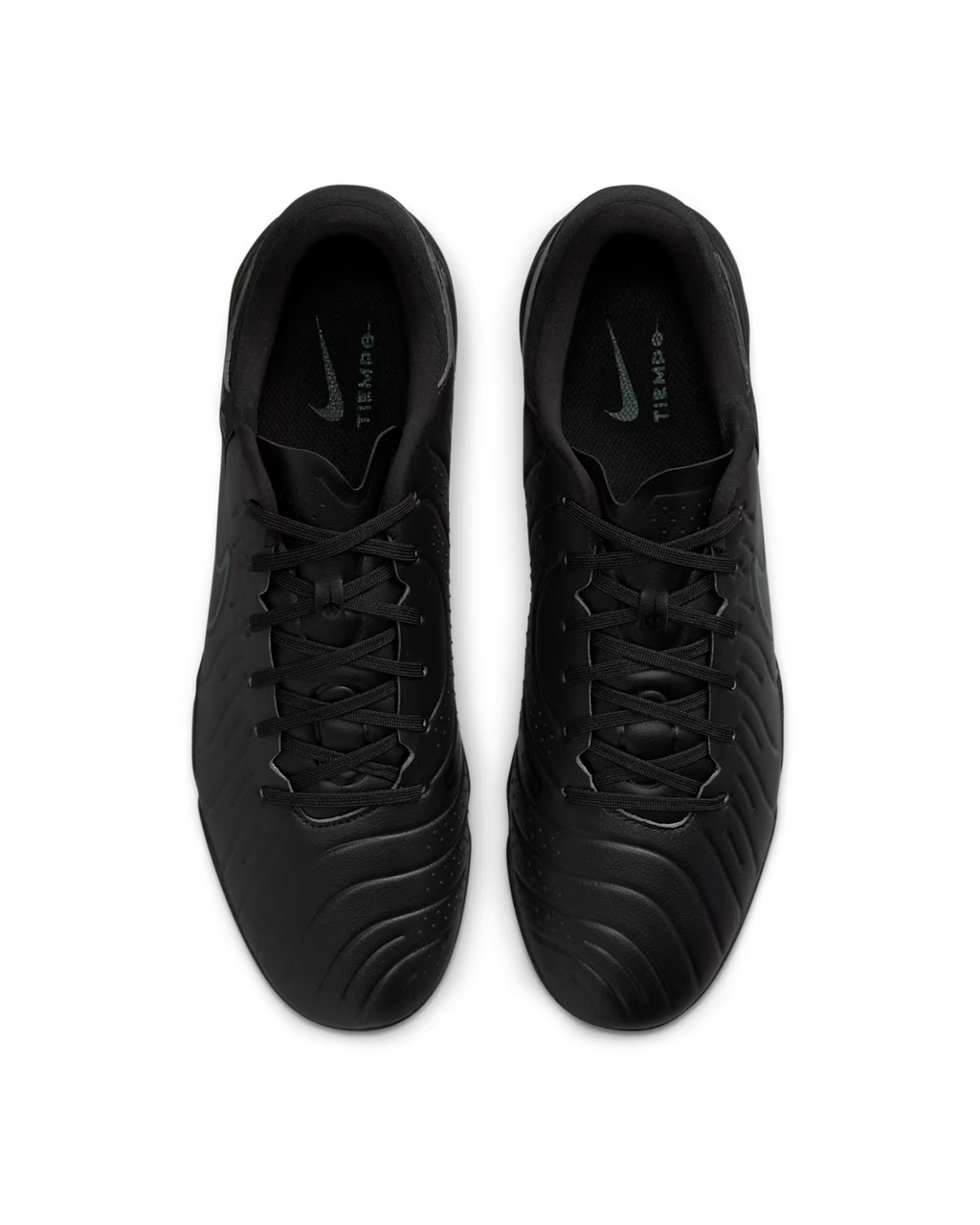 Nike Tiempo Legend 10 Academy Turf Low-Top Football Shoes (Black/Black/Deep Jungle)