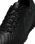 Nike Tiempo Legend 10 Academy Turf Low-Top Football Shoes (Black/Black/Deep Jungle)